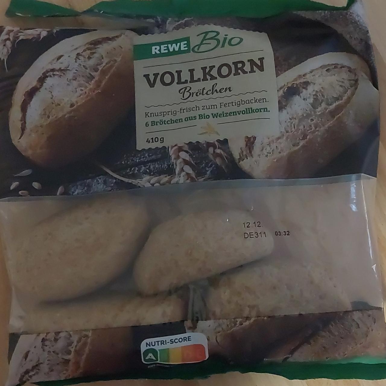 Fotografie - Bio Vollkorn Brötchen Rewe