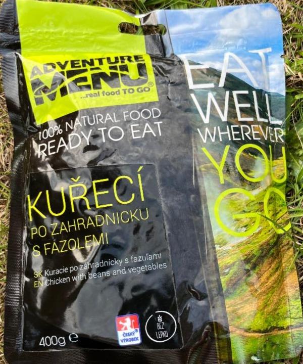Fotografie - Kuřecí po zahradnicku s fazolemi ready to eat Adventure Menu