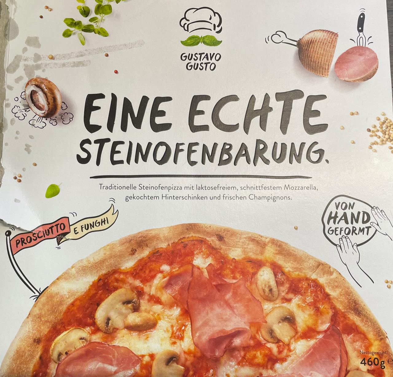 Fotografie - Eine echte steinofenbarung prosciutto e funghi Gustavo Gusto