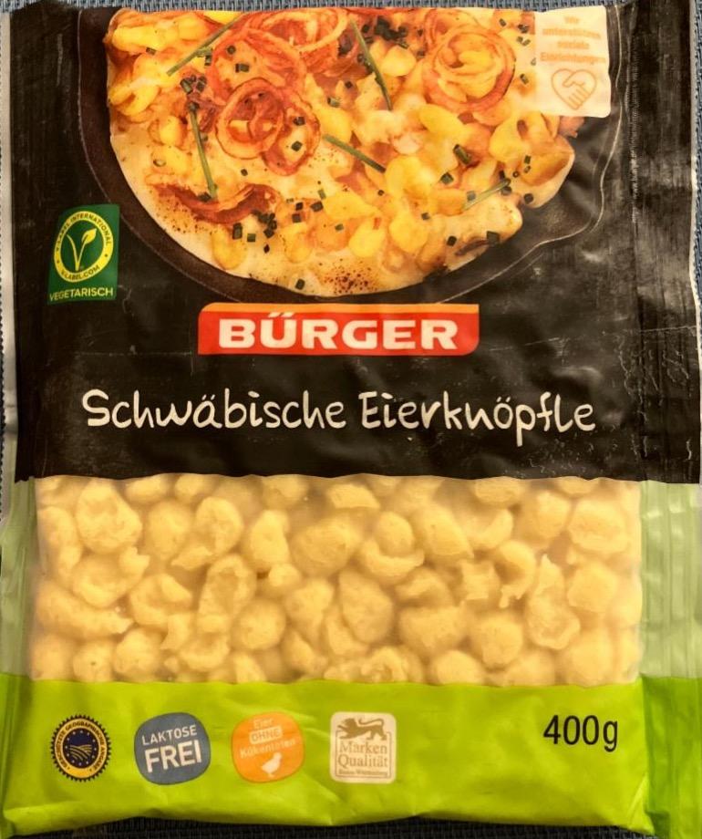 Fotografie - Schwäbische Eierknöpfle Bürger