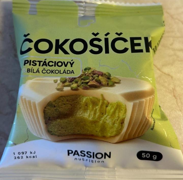 Fotografie - Čokošíček pistáciový bílá čokoláda Passion Nutrition