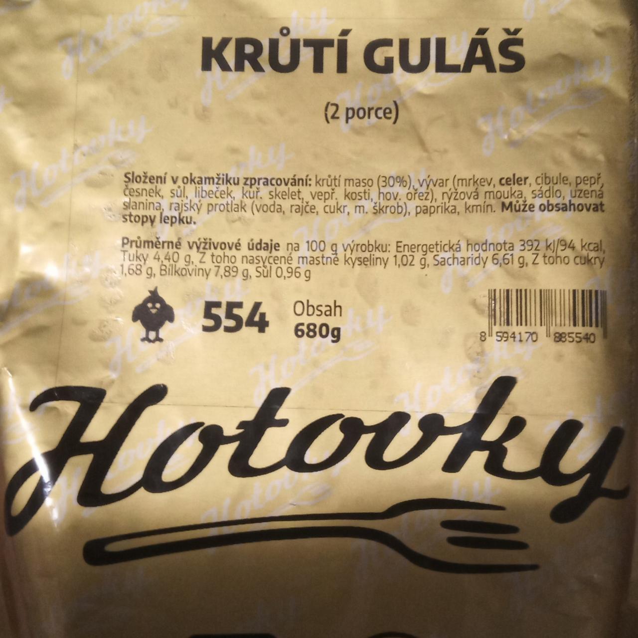 Fotografie - Krůtí guláš Hotovky.cz