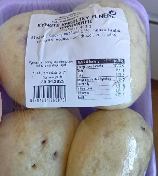 Fotografie - Kynuté knedlíky plněné borůvkami Foodspol