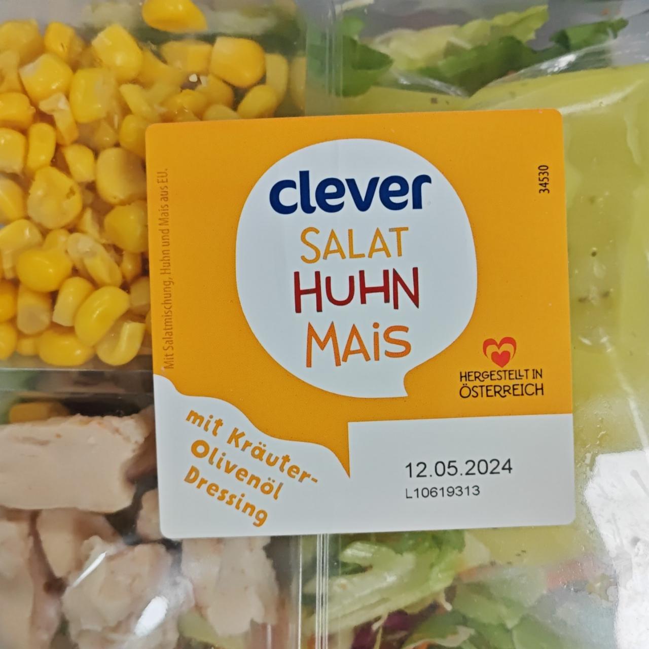 Fotografie - Salat Huhn Mais Clever