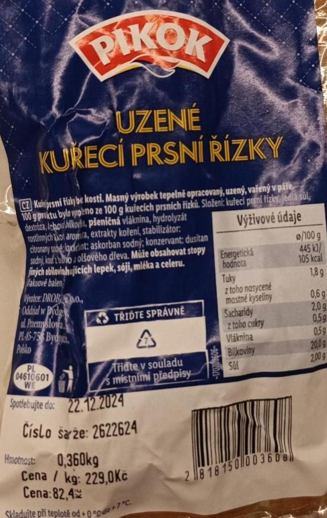 Fotografie - Uzené kuřecí prsní řízky Pikok