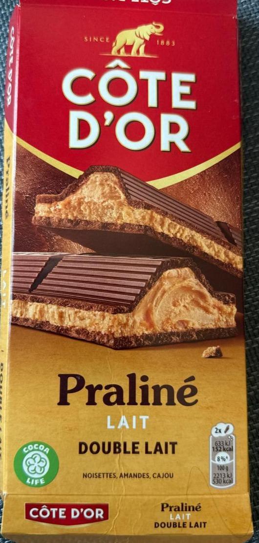 Fotografie - Praliné double lait Côte d'Or
