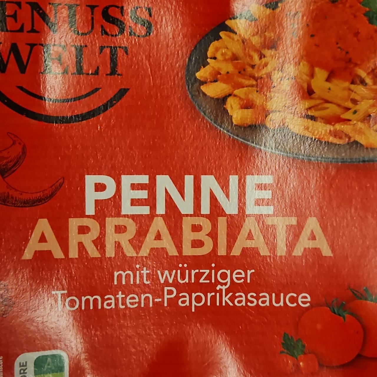 Fotografie - Penne arrabiata mit würziger tomaten-paprikasauce Genuss Welt