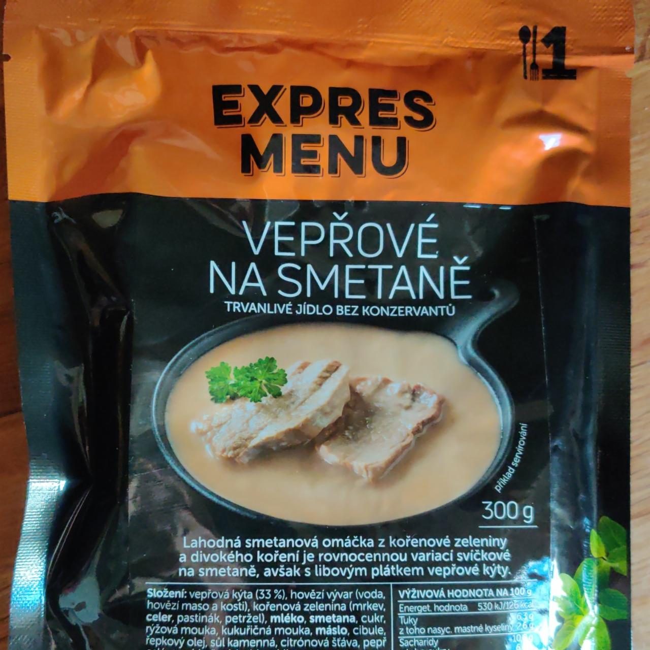 Fotografie - Vepřové na smetaně Expres menu