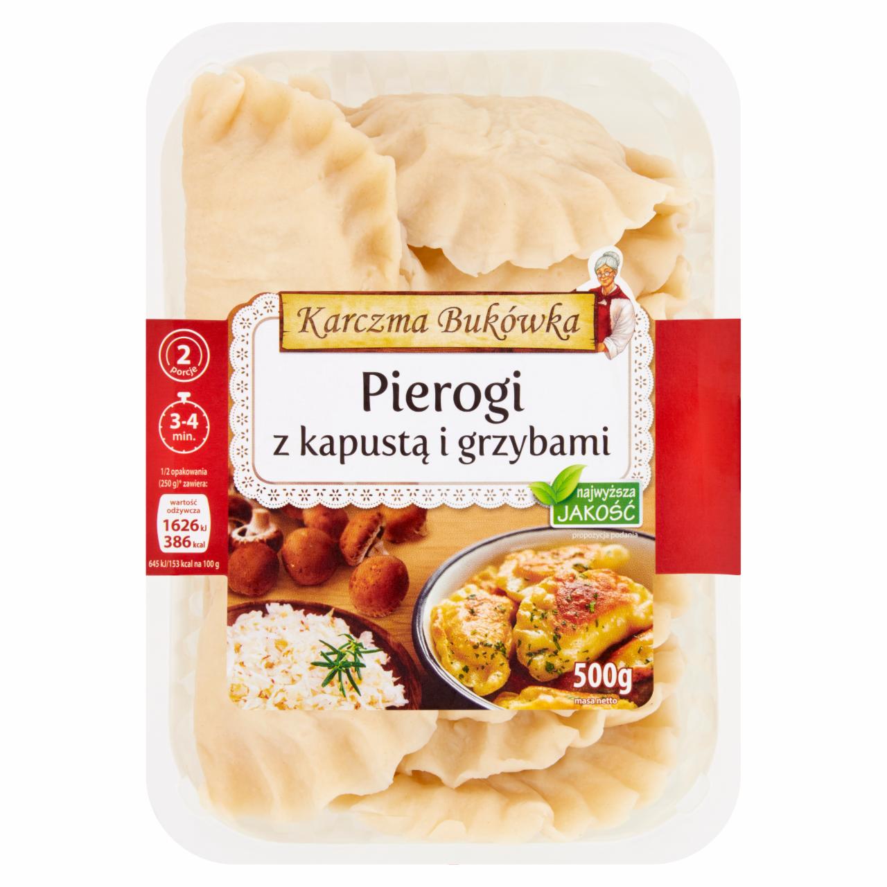 Fotografie - Pierogi z kapustą i grzybami Karczma Bukówka