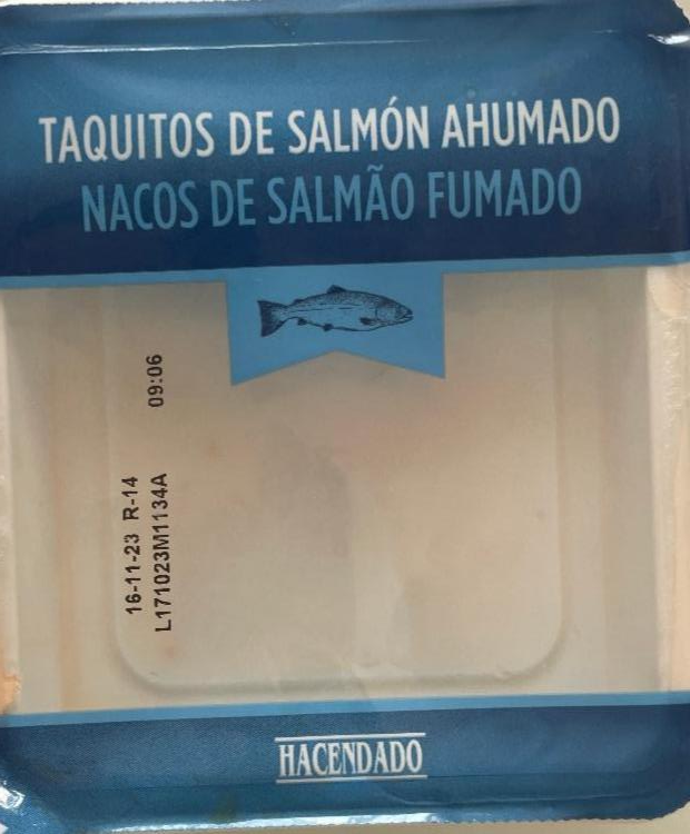Fotografie - Taquitos de salmón ahumado Hacendado
