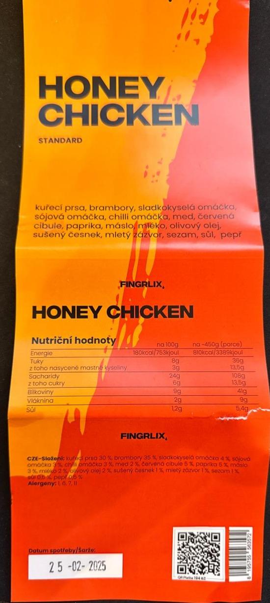 Fotografie - Honey chicken Fingrlix