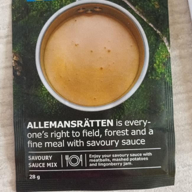 Fotografie - Allemansrätten savoury sauce mix Ikea