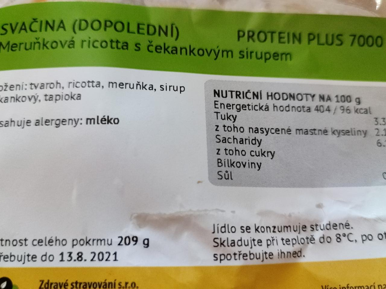 Fotografie - Meruňková ricotta s čekankovým sirupem Zdravé stravování