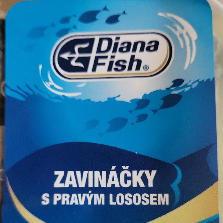 Fotografie - Zavináčky s pravým lososem Diana Fish