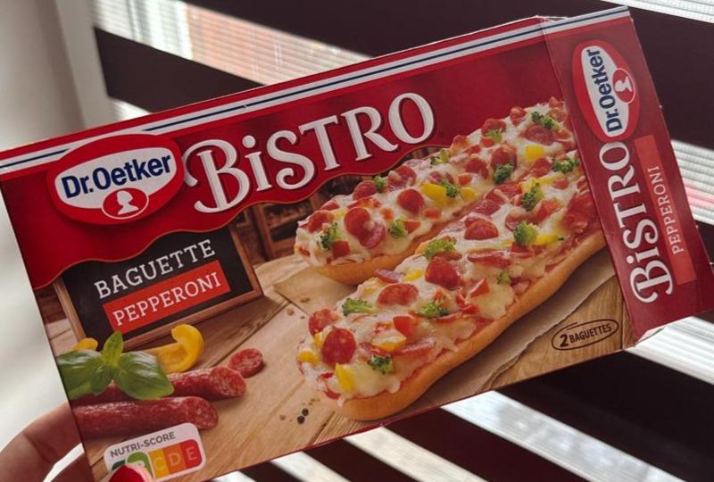 Fotografie - Bistro baguette pepperoni Dr.Oetker