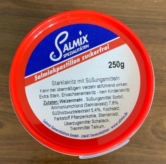 Fotografie - Salmiakpastillen Zuckerfrei Salmix