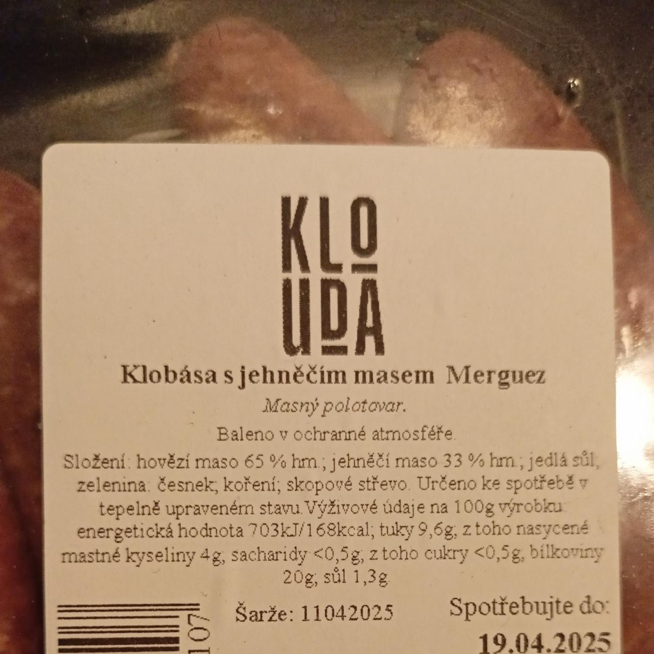 Fotografie - Klobása s jehněčím masem merquez Klouda