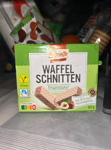 Fotografie - Waffel schnitten neapolitaner Biscotto