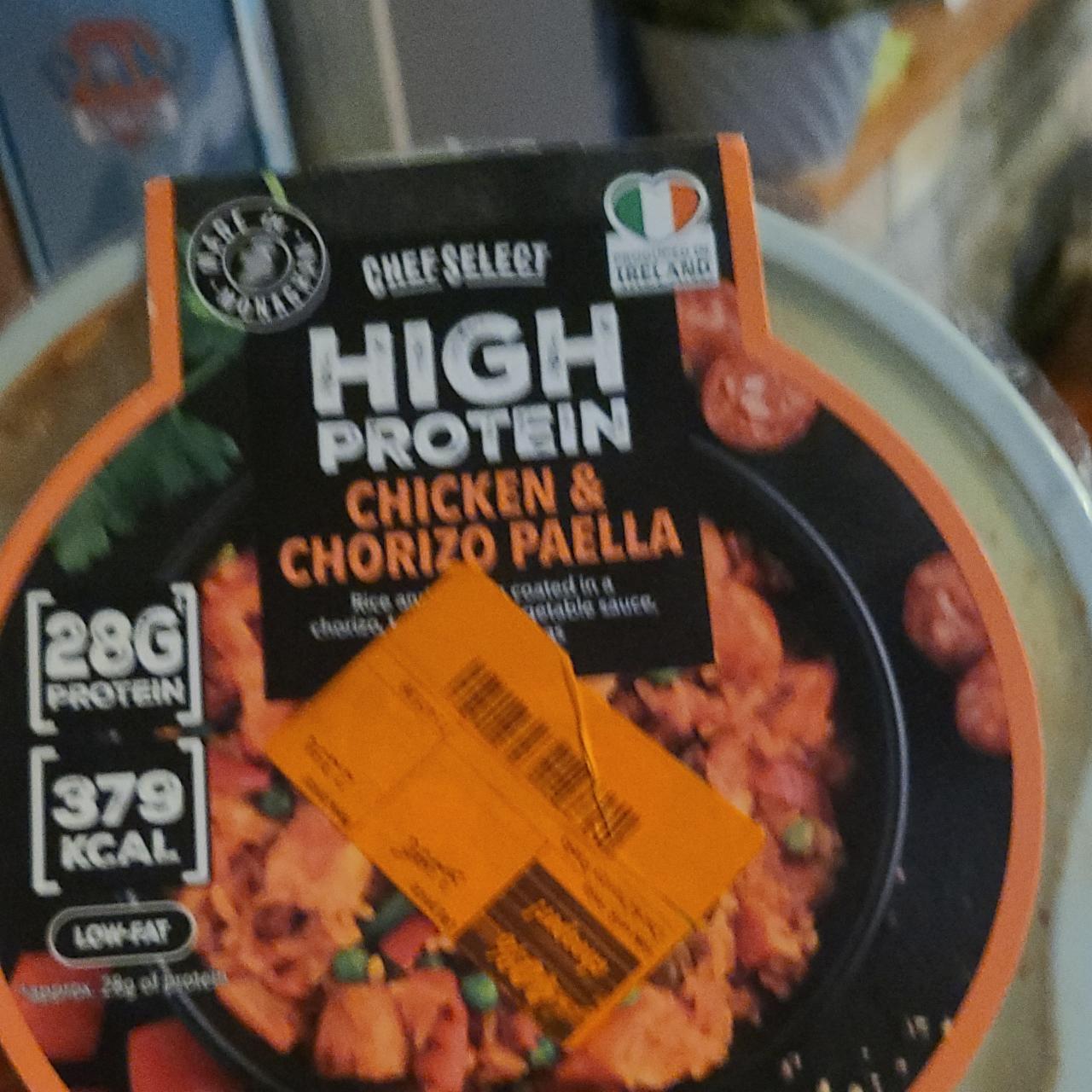 Fotografie - High protein chicken a chorizo paella Chef Select