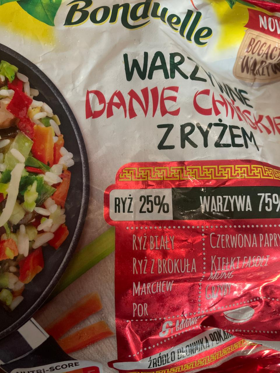 Fotografie - Warzywne danie chińskie z ryżem Bonduelle