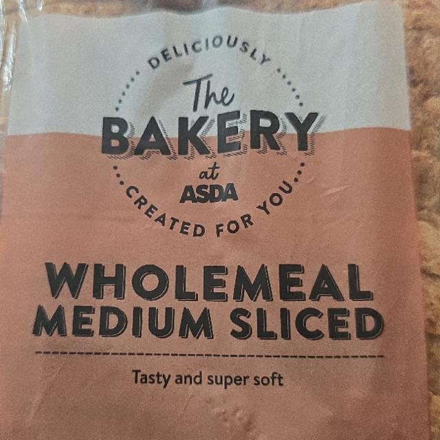 Fotografie - Wholemeal medium sliced The BAKERY at ASDA