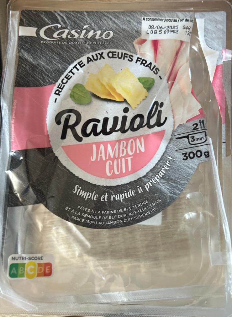 Fotografie - Ravioli jambon cuit Casino