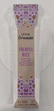 Fotografie - Falafel rice Cuisine Orientale
