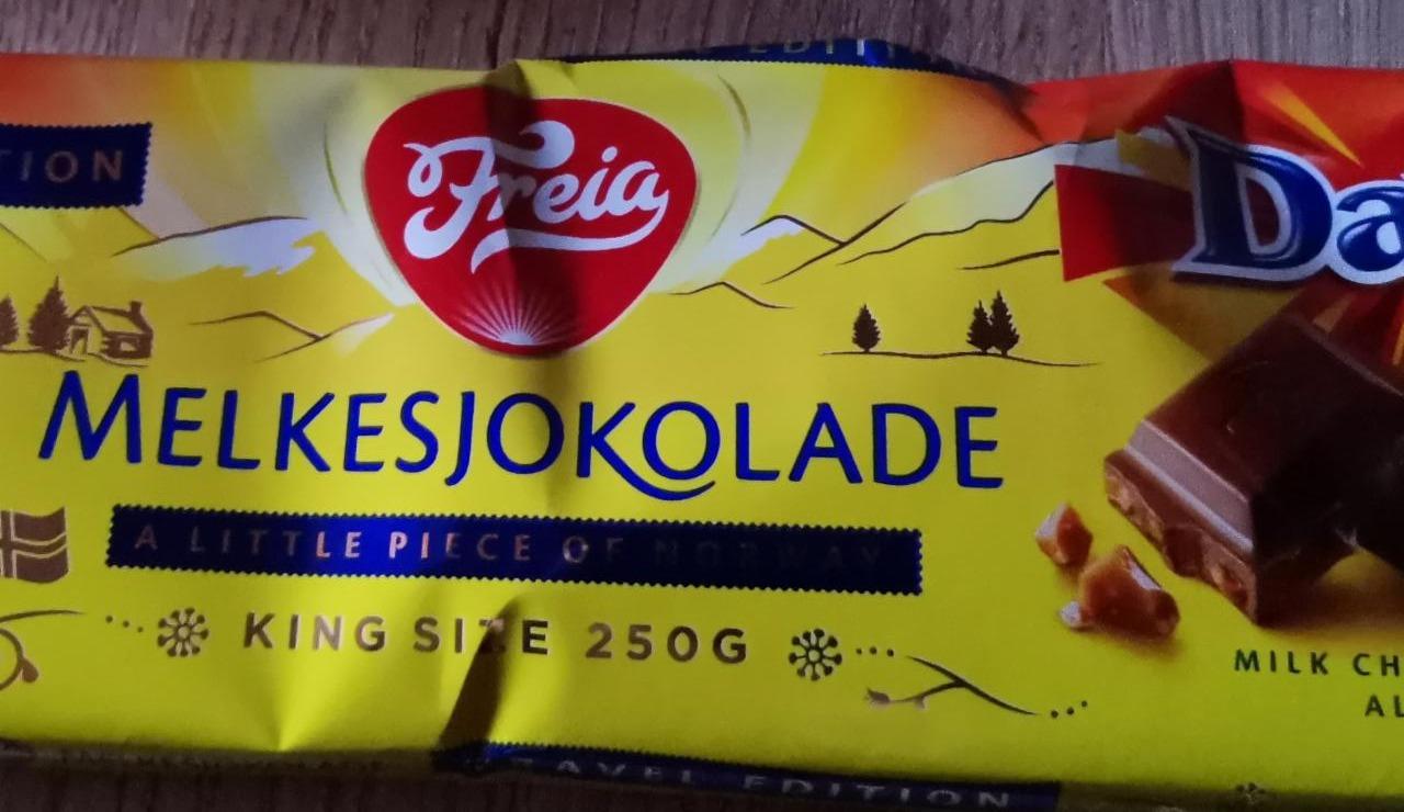 Fotografie - Daim Melkesjokolade Freia