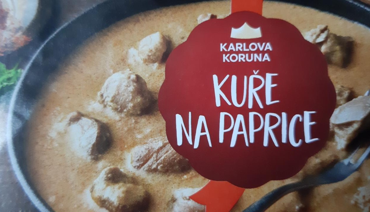 Fotografie - Kuře na paprice Karlova koruna