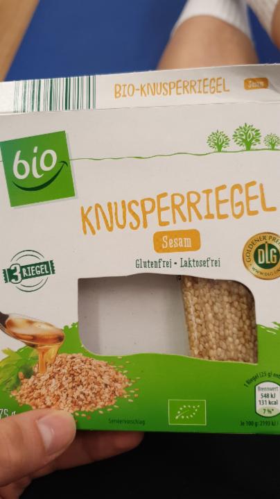 Fotografie - Knusperriegel sesam