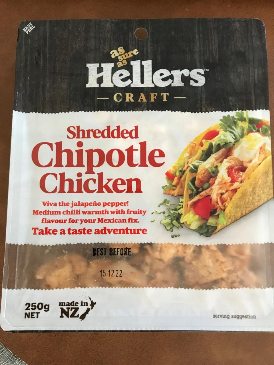 Fotografie - Shredded Chipotle Chicken Hellers
