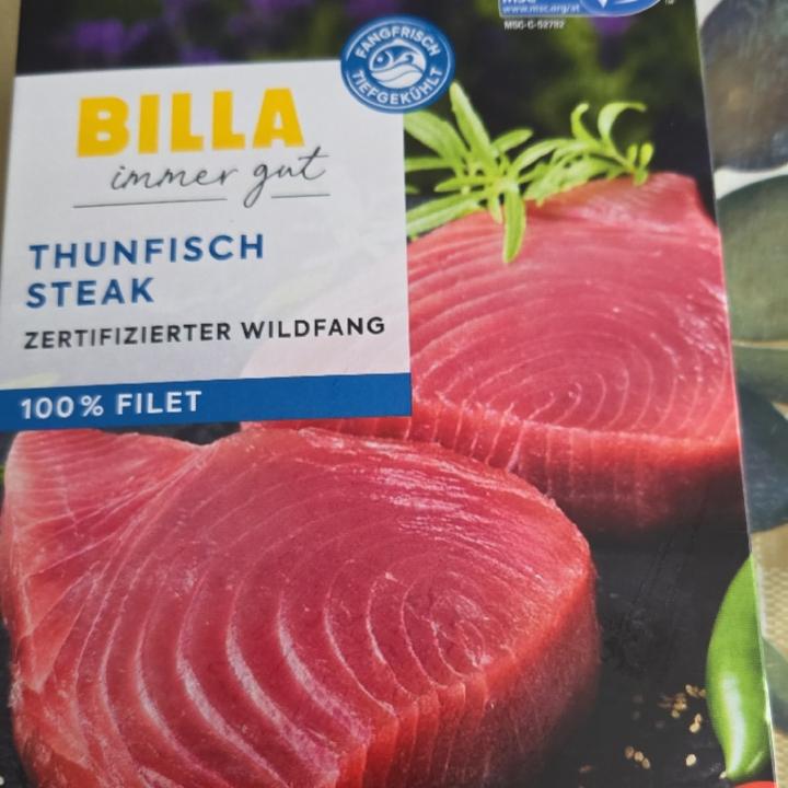 Fotografie - Thunfisch steak Billa immer gut
