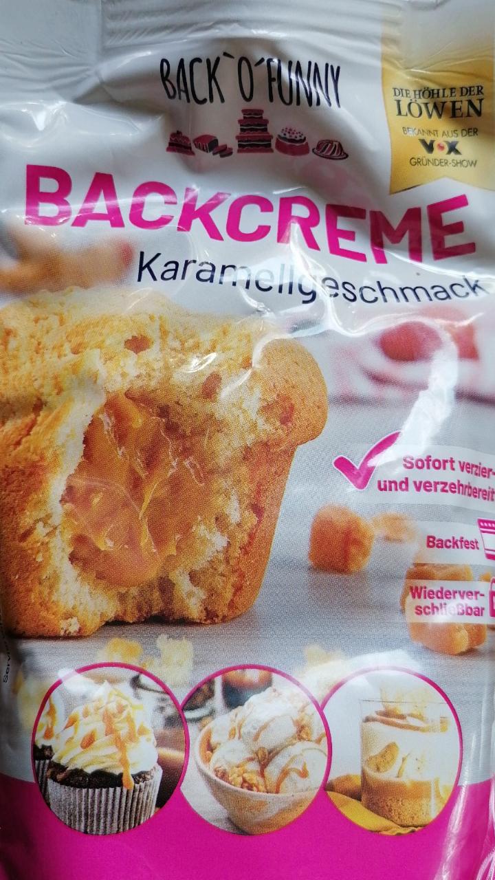 Fotografie - Backcreame karamellgeschmack