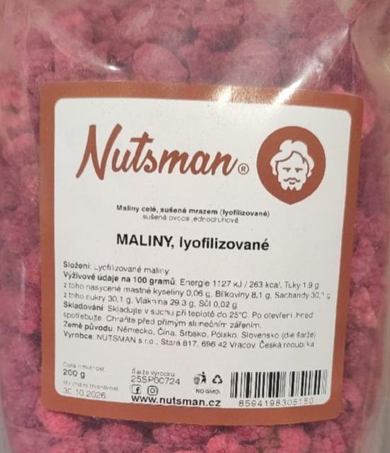 Fotografie - Maliny lyofilizované Nutsman