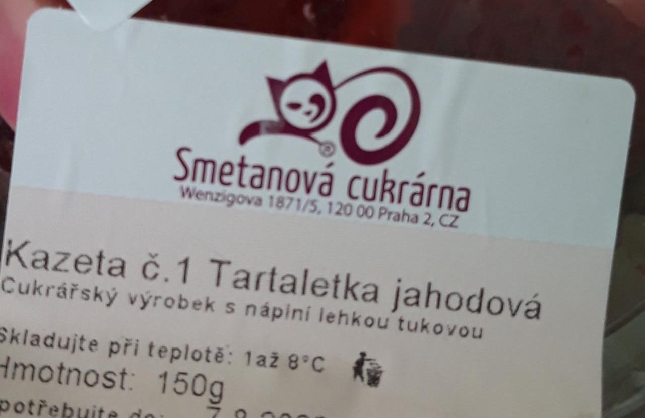 Fotografie - Tartaletka jahodová Smetanová cukrárna