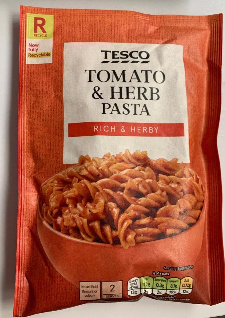 Fotografie - Tomato & Herb Pasta Tesco