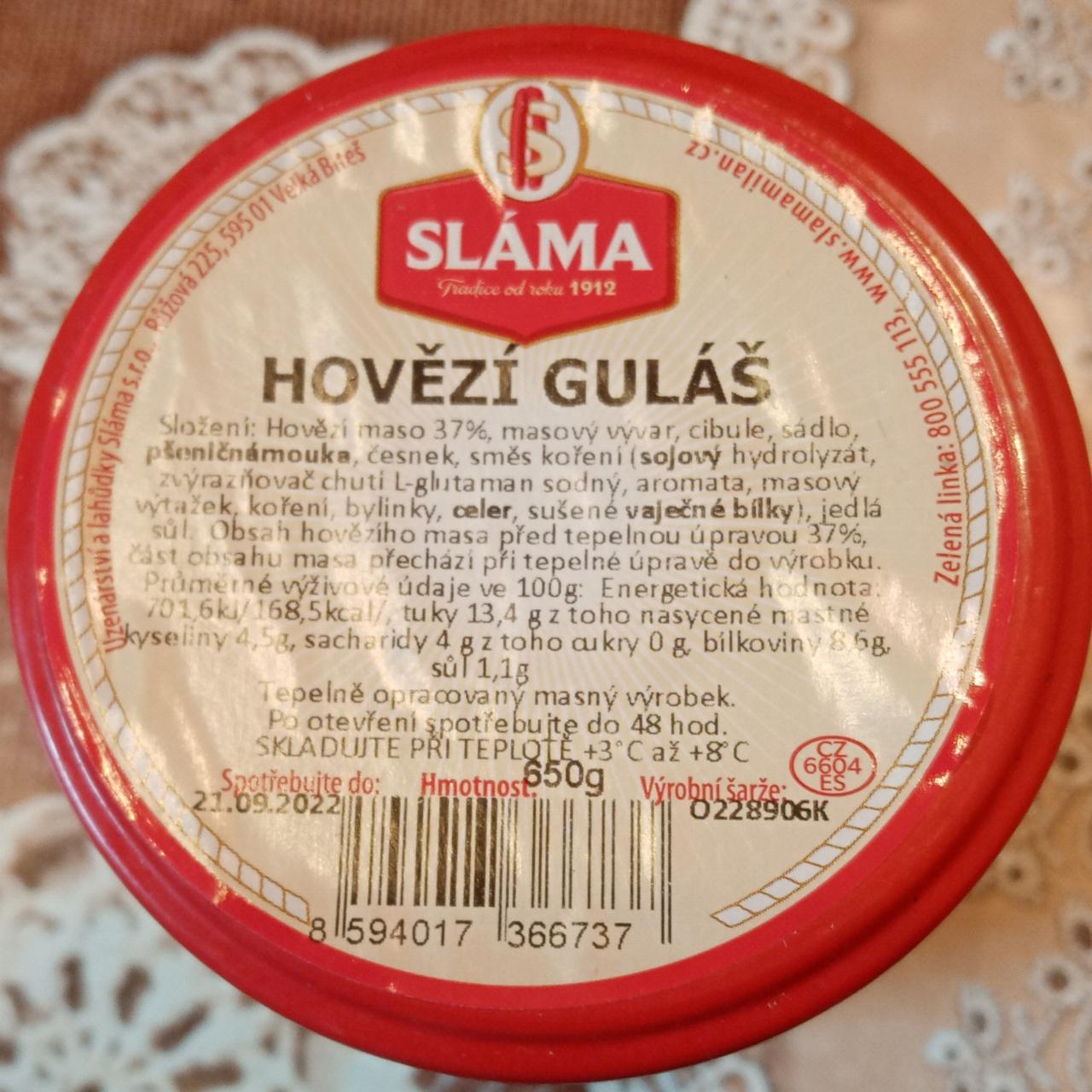 Fotografie - Hovězí guláš Sláma