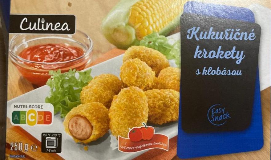 Fotografie - Kukuřičné krokety s klobásou Culinea
