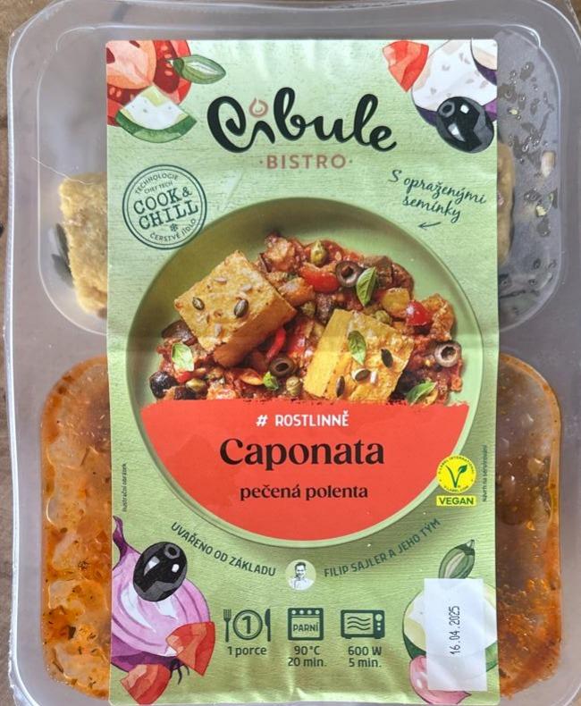 Fotografie - Caponata pečená polenta Cibule Bistro