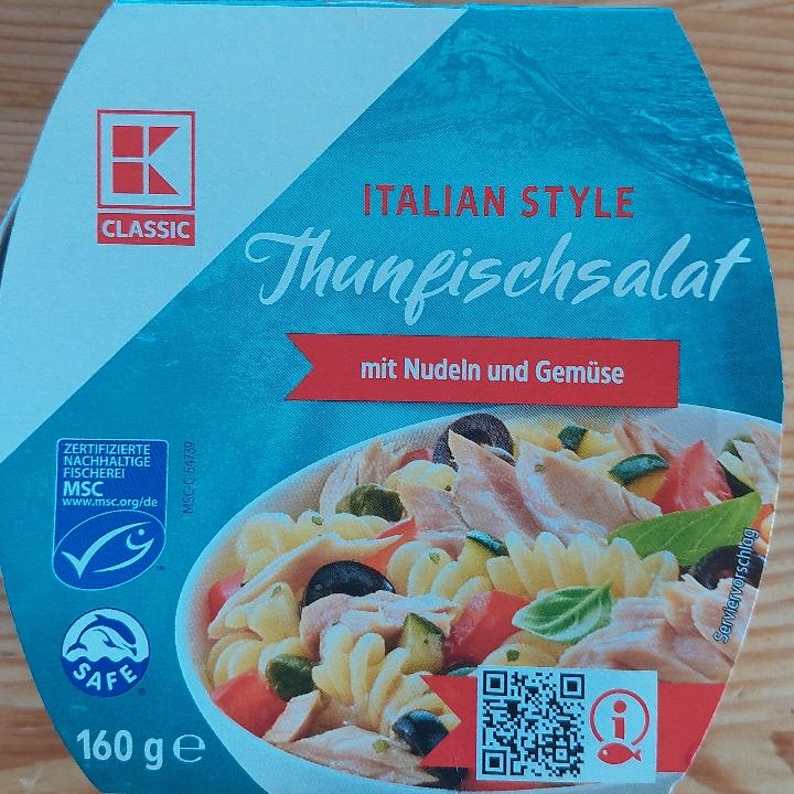 Fotografie - Italian style thunfischsalat mit nudeln und gemüse K-Classic