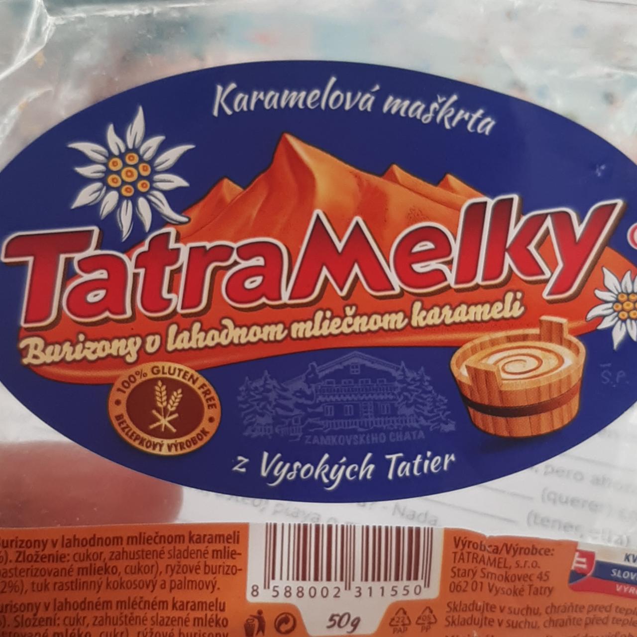 Fotografie - Burisony v lahodném mléčném karamelu TatraMelky