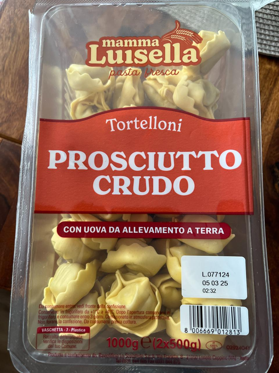 Fotografie - Tortelloni prosciutto crudo Mamma Luisella