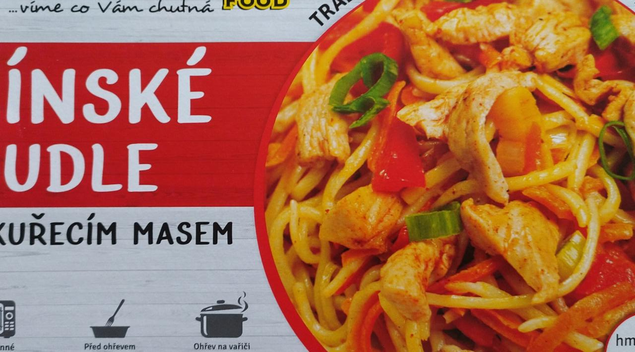 Fotografie - Čínské nudle s kuřecím masem KM-produkt