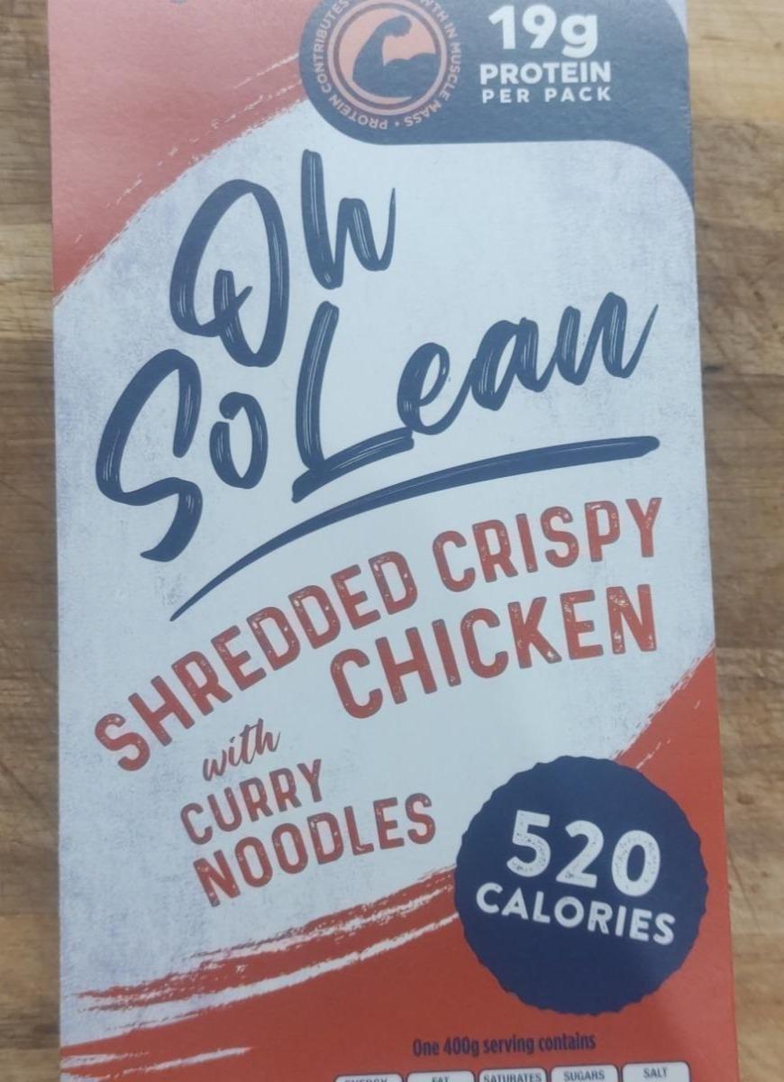 Fotografie - Shredded Crispy Chicken with Curry Noodles Oh So Lean