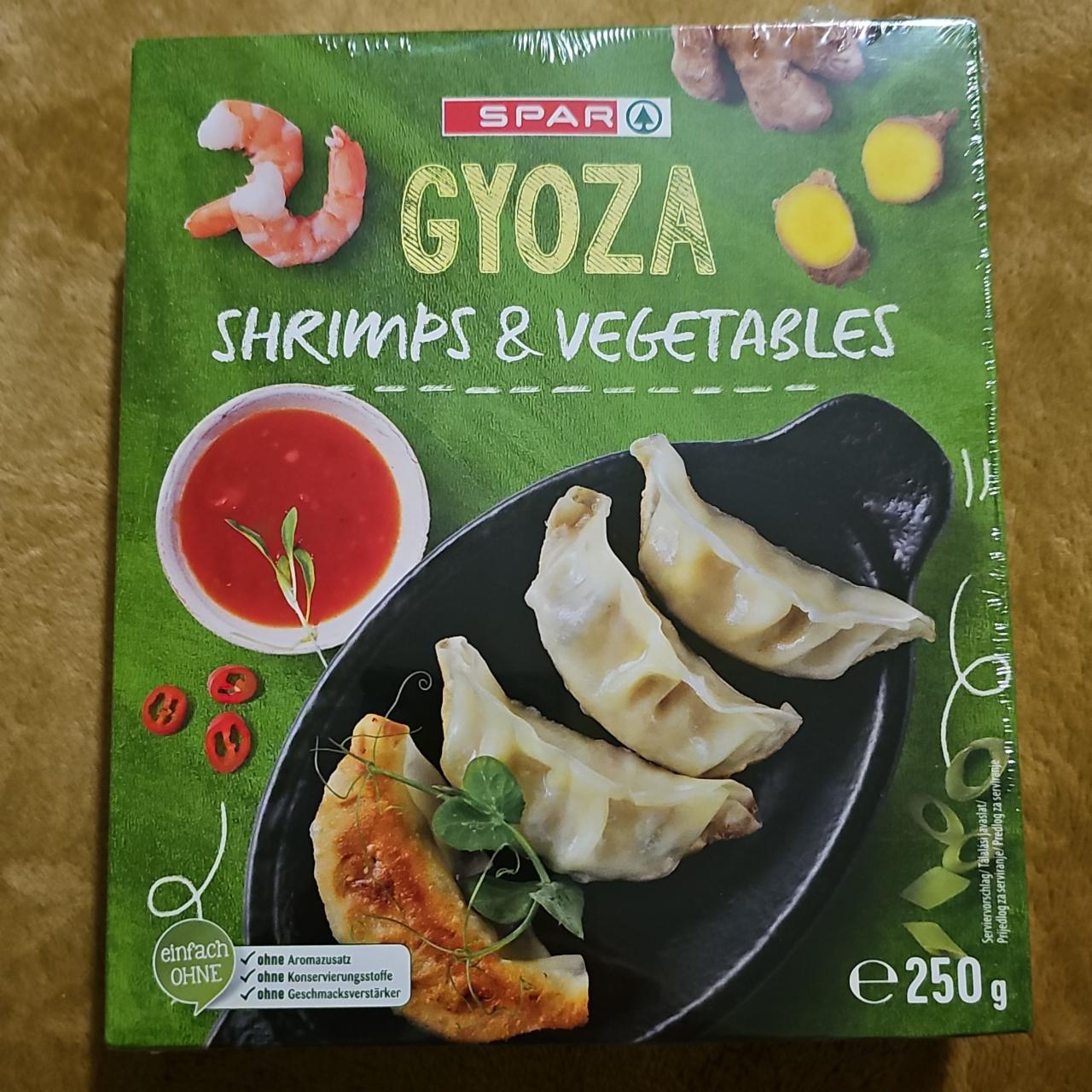 Fotografie - Gyoza shrimps & vegetables Spar