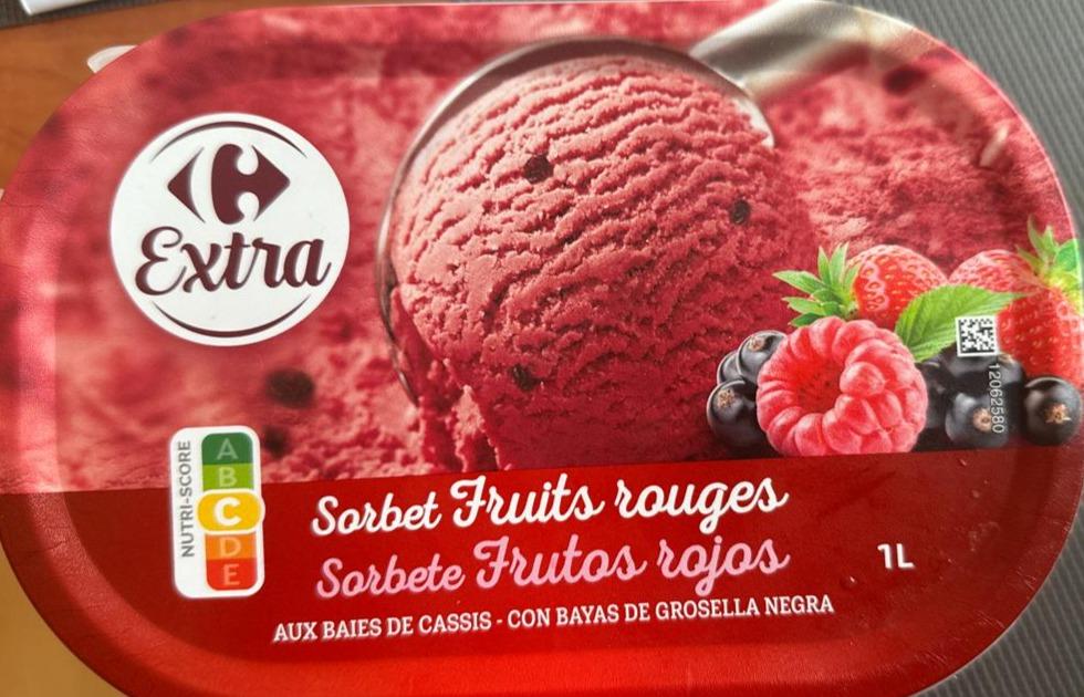 Fotografie - Sorbet fruits rouges Carrefour Extra
