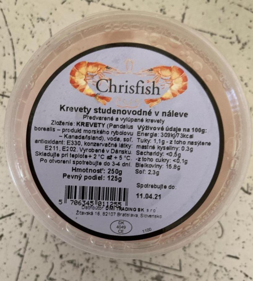 Fotografie - Krevety studenovodné v náleve Chrisfish