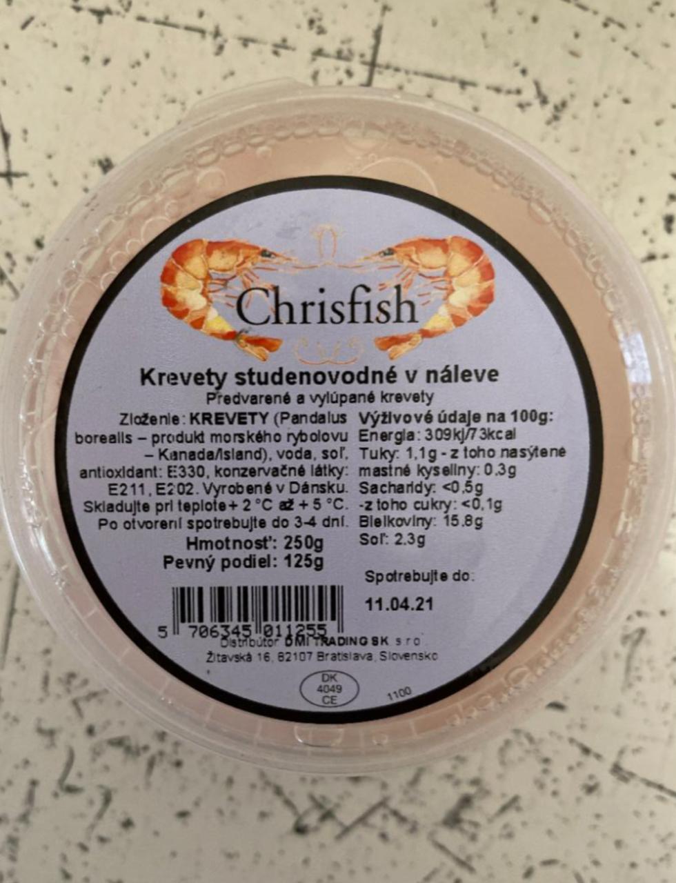 Fotografie - Krevety studenovodné v náleve Chrisfish