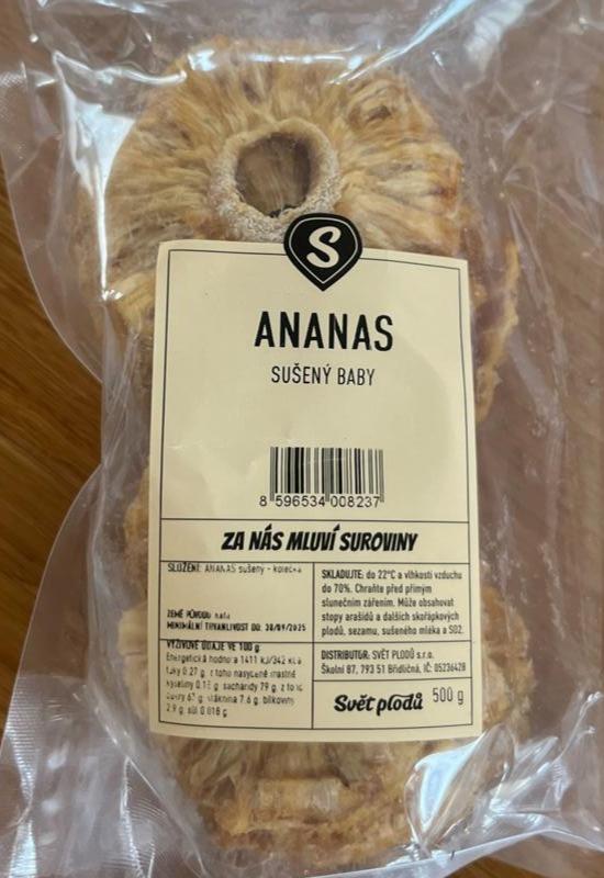 Fotografie - Ananas sušený baby Svět plodů
