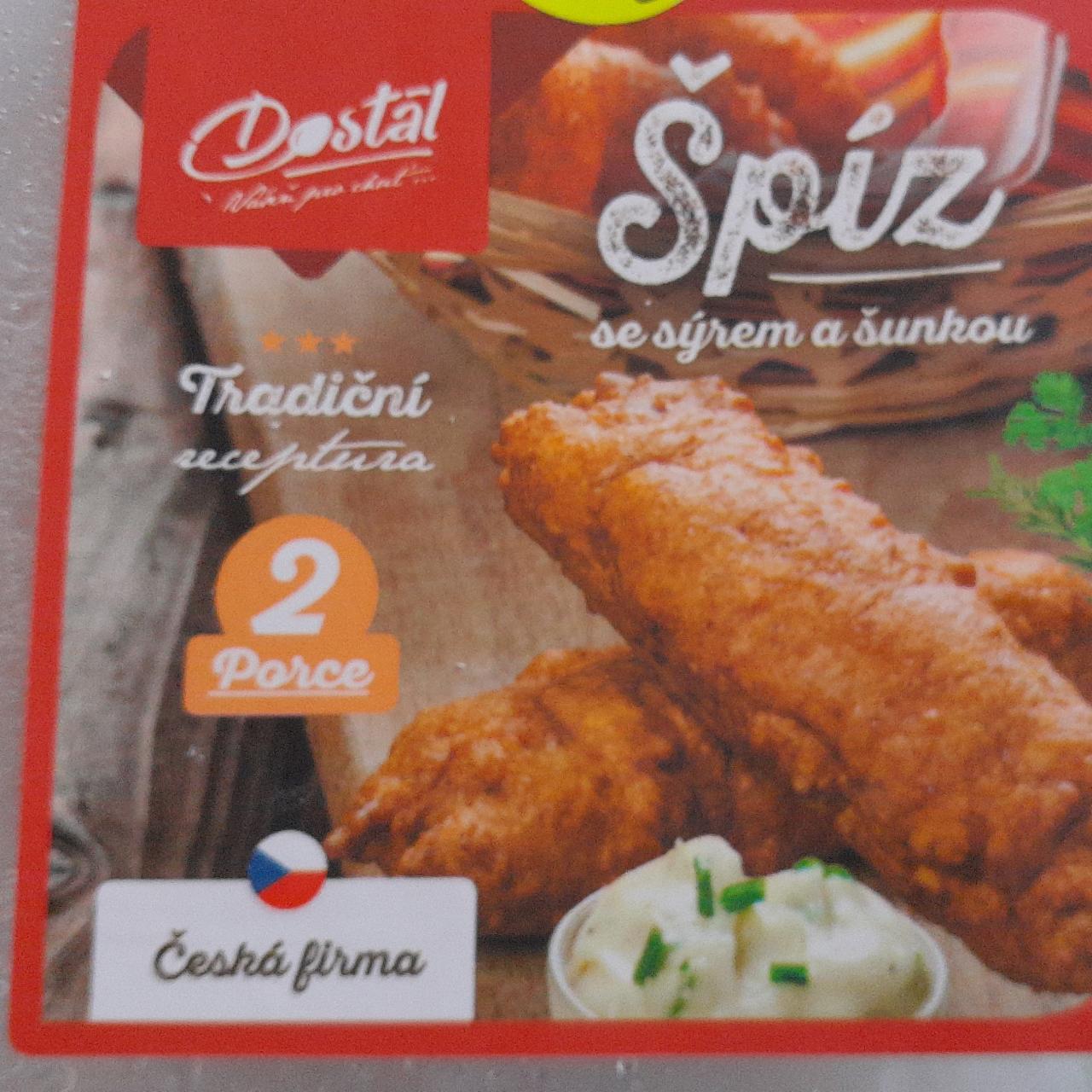 Fotografie - Špíz se sýrem a šunkou Dostál